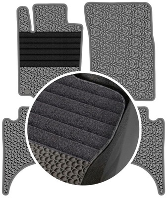 MITSUBISHI L200 V 2019- ALFOMBRILLAS GOMA PARA COCHE EVA ETERNITY  