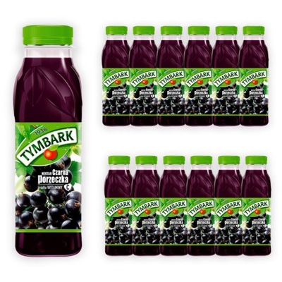 Tymbark Nektar czarna porzeczka 300 ml x 12 sztuk