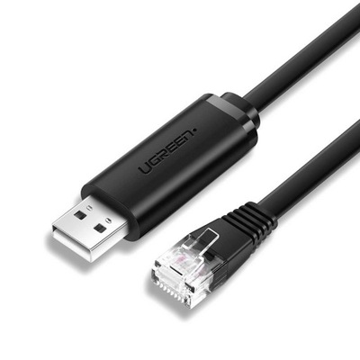 Ugreen Kabel Konsolowy USB - Ethernet RJ45 1,5m CM204