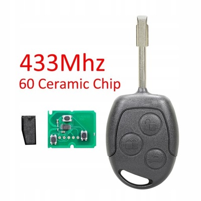 CONTROL REMOTO LLAVE 433MHZ FORD FIESTA FOCUS MONDEO  