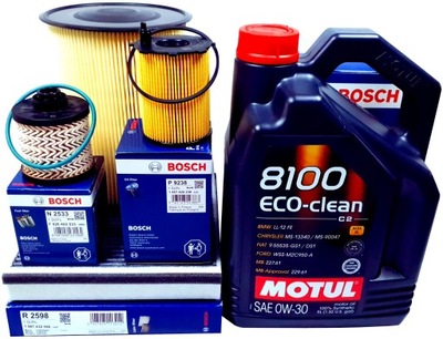 FILTROS BOSCH 5L ACEITES MOTUL 0W30 C-MAX II FOCUS 3 KUGA II 1.5 TDCI EUROPA 6  