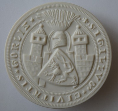 Medal Miśnia Gorlitz pieczęć miejska z 1332 roku