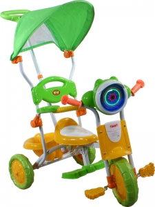 Rowerek Trójkołowy Wózek Koszyk Budka Dziecięcy