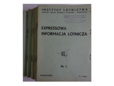 Expressowa Informacja Lotnicza nr 1-11,14-22 z 1967 roku