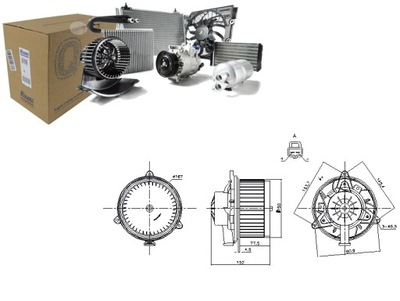 VENTILADOR SOPLADORES CHEVROLET CRUZE MALIBU OPEL INSIGNIA A INSIGNIA A  