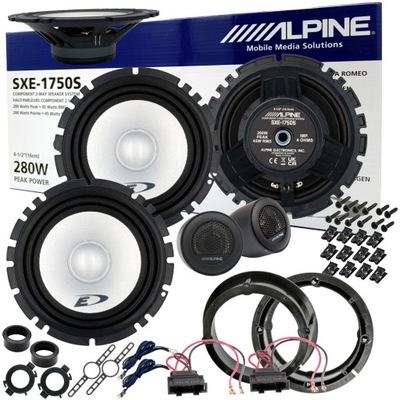 ALPINE AISLADOS ALTAVOCES DISTANCIAS PARA SEAT LEON TOLEPARA 1M SKODA FABIA 2  