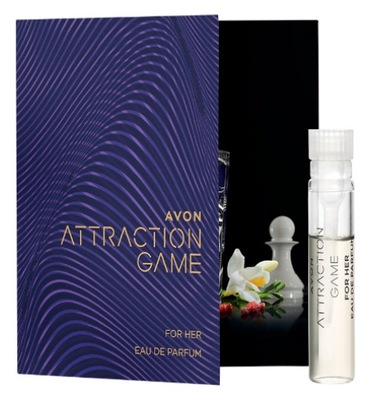 AVON PRÓBKA ATTRACTION GAME WODA PERFUMOWANA DLA NIEJ