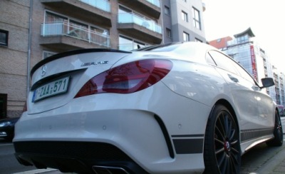 Mercedes cla c117 спойлер спойлер na крышка качество! фото №1