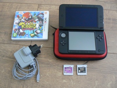 Konsola Nintendo 3Ds XL czerwona z grami zestaw