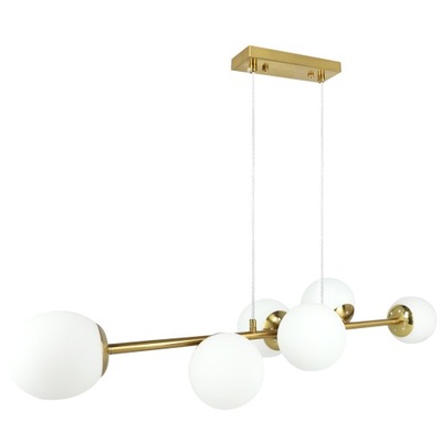 Lampa wisząca Mikka Gold 7045 6xE27 Loft Zlota