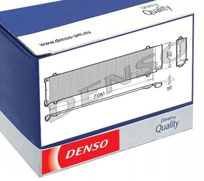 Denso dcn21027 конденсатор, кондиционер фото №1
