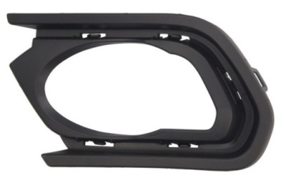 Dacia sandero stepway 17-20 решётка радиатора рамка противотуманной фары левая фото №1