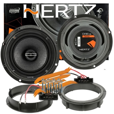 HERTZ ECX CX 165 ALTAVOCES VW POLO PARTE DELANTERA I PARTE TRASERA DYST  