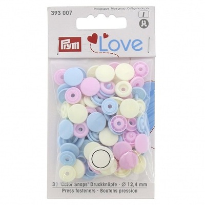 PRYM LOVE Napy plastikowe zatrzaski 393 007