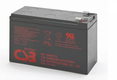 Nowy akumulator CSB 9Ah 12V RBC17 do UPSów APC!