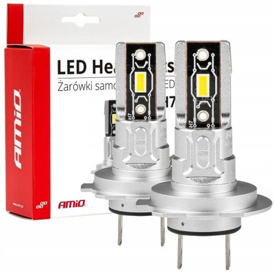 LUCES DIOPARA LUMINOSO LED H7 AMIO ORIGINAL TAMAÑO 1:1 PARA AUDI A4 B8, Q5, Q3, A5  