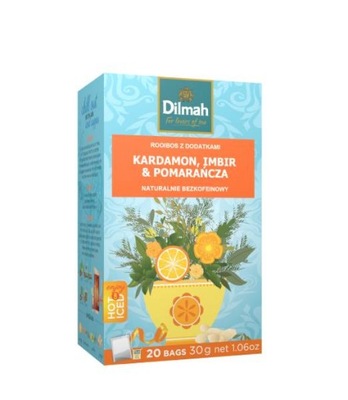 Dilmah Cardamom, Ginger & Orange 20x1,5g