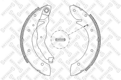 ZAPATAS DE FRENADO RENAULT MEGANE SCENIC ALL 97-99  