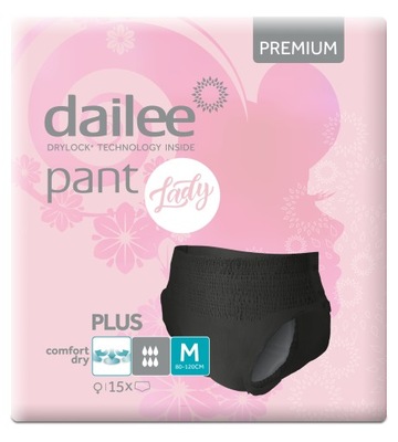 Majtki chłonne damskie Dailee Pant Lady Plus M