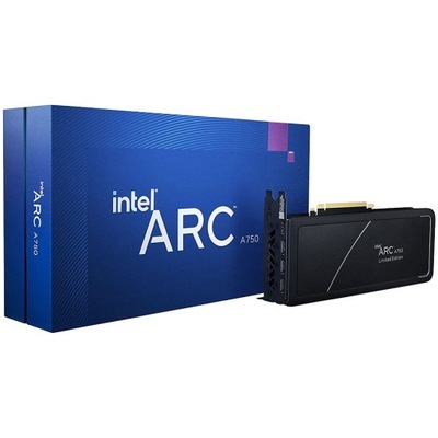 Intel Arc A750 8GB GDDR6 2050MHz 4xDisplayPort HDMI