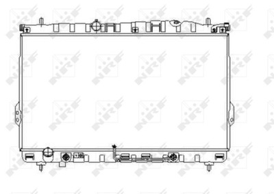 РАДИАТОР HYUNDAI TRAJET (FO) (99-) NRF53354