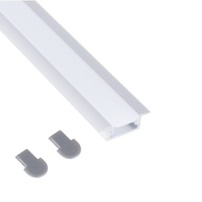 Profil aluminiowy LED wpuszczany 2,95m srebrny