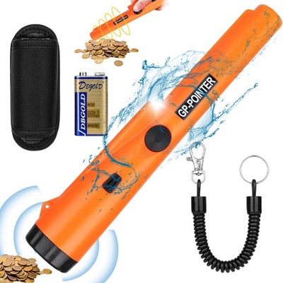 RĘCZNY WYKRYWACZ METALI METALU DETEKTOR Z WSKAŹNIKIEM LED I BATERIĄ 9V