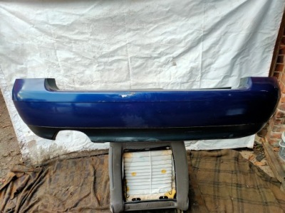 Бампер задняя audi a4 b5 lift kombi lz5k фото №1