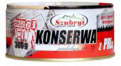 Konserwa Z PRL Mielonka w puszce 300 g SZUBRYT