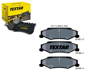 SET - SET PADS BRAKE [TEXTAR]  