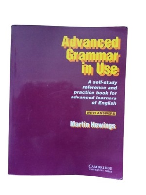 Advanced Grammar in Use with Answers - Hewings stan BDB -