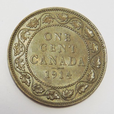 KANADA 1 cent 1914