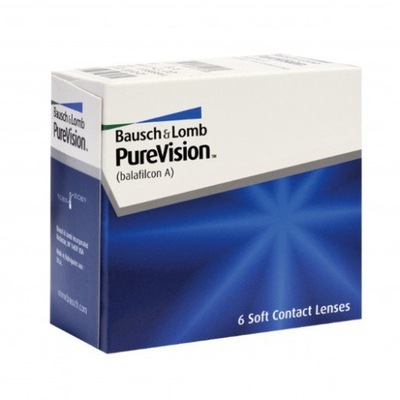 Soczewki Purevision Pure Vision 6 sztuk moc -4.5