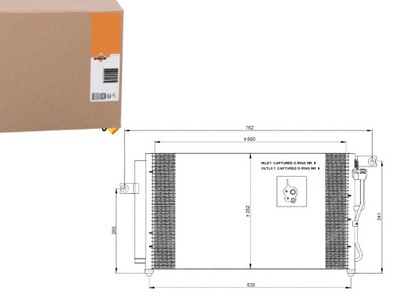 CONDENSER AIR CONDITIONER HYUNDAI ACCENT 05- NRF - milautoparts-fr.ukrlive.com