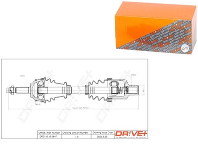 ПІВВІСЬ ПРИВІДНА RENAULT KANGOO 01- P DRIVE+