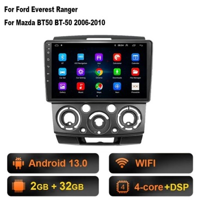 NAVEGACIÓN GPS ANDROID PARA MAZDY BT50 BT-50 BT 50 J97M 2006 2007 2008 2010  