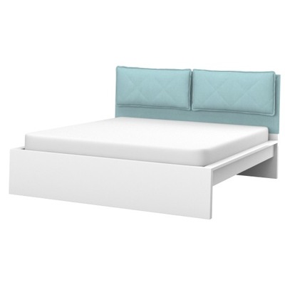 MALM Pokrycie zagłówka łóżka 160cm, Velvet L.Blue