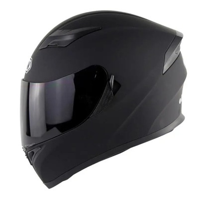 CASCO SZCZEKOWY PARA MOTOCICLETA SCOOTER QUAD CROSS NEGRO MATE L 59-60 CM ATEST CE  