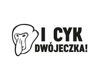 Naklejka Nosacz Janusz I cyk dwójeczka