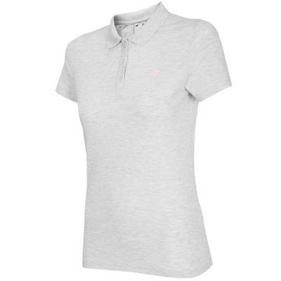 Koszulka damska 4F biały melanż L