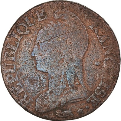 Moneta, Francja, Dupré, 5 Centimes, AN 7/5, Paris,