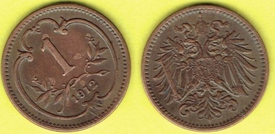 Austria - 1 Heller 1912 r.