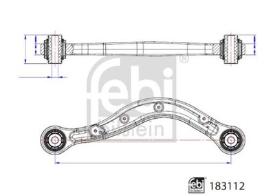 FEBI 183112 WAHACZ, SUSPENSIÓN RUEDAS  