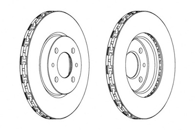 FERODO DISCOS DE FRENADO 2SZT. PARTE DELANTERA ALFA ROMEO MITO CITROEN NEMO NEMO  