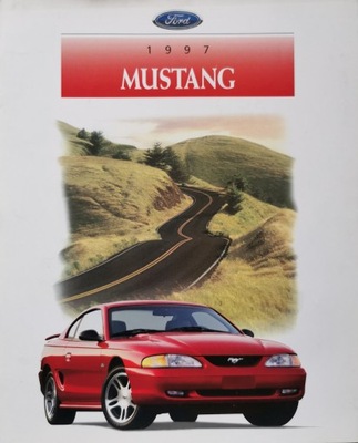 Ford Mustang 1997 prospekt kilkustronicowy