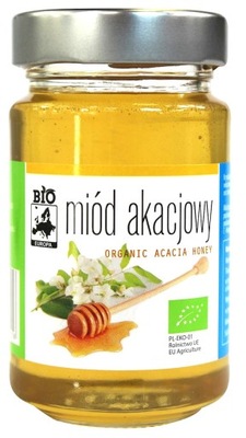 MIÓD AKACJOWY BIO 300 g - BIO PLANET