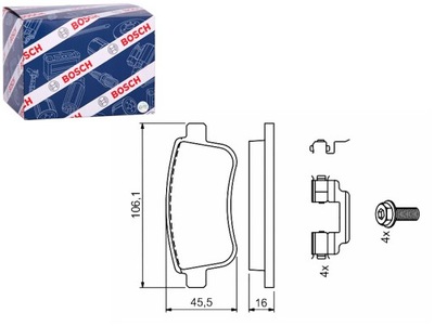 Тормозные колодки тормозные задняя renault arkana i captur ii clio v fluence grand фото №1