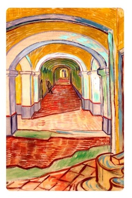 Magnes Corridor in the Asylum Vincent van Gogh