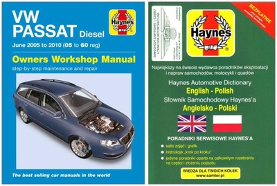 VW PASSAT B6 DIESEL 2005-10 MANUAL HAYNES 24H  