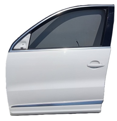 Дверь левая передние vw tiguan 5n lift r-line белый lb9a фото №1